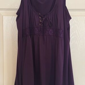 Elegant Purple Women's Top